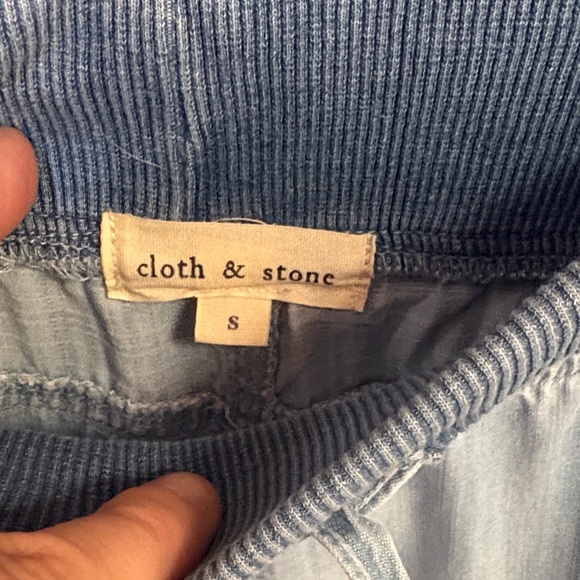 Cloth & Stone Blue Wide Leg Jeans - Picture 3 of 4